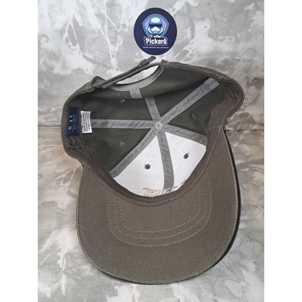 5.11 Tactical Series Mens Ball Cap Tan Adjustable Strap Hook and Loop Patch - Picture 9 of 9